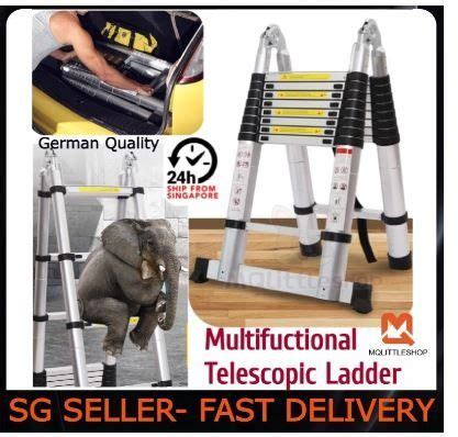 Two Sided Multipurpose Aluminium Extension Foldable Telescopic Ladder