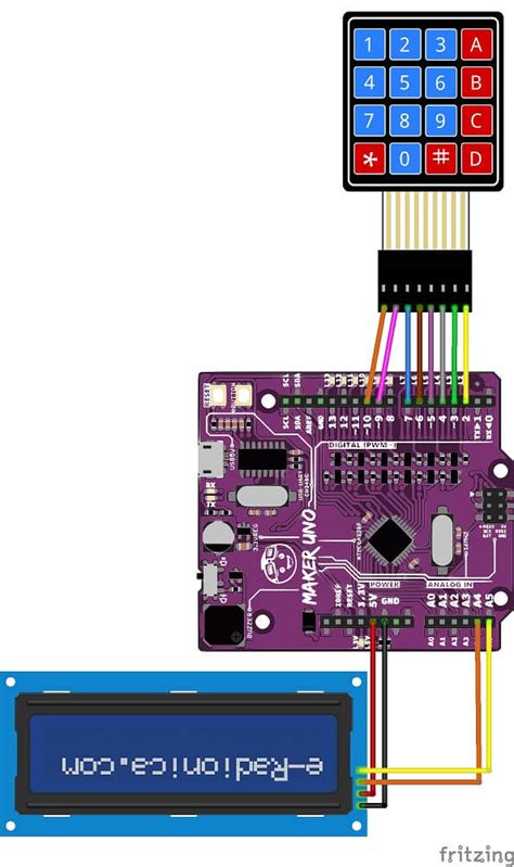 Calculator Using I C Lcd And X Keypad On Arduino