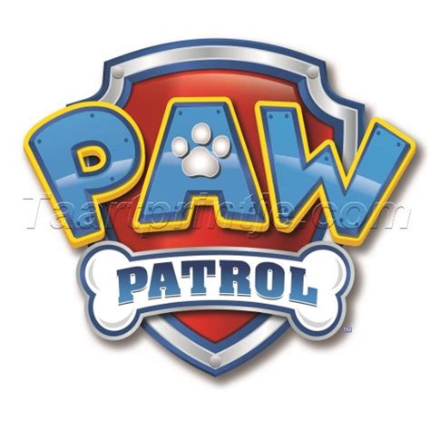 Paw Patrol logo taartprint