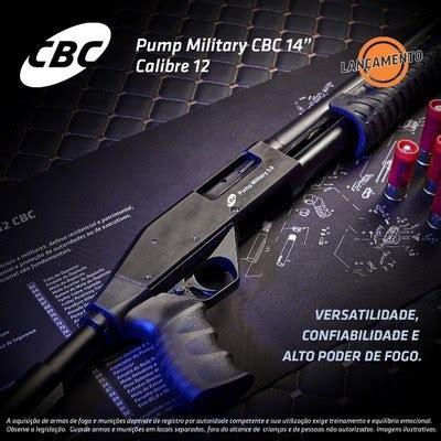 Cbc Lan A Nova Espingarda Pump Military Cano De Polegadas