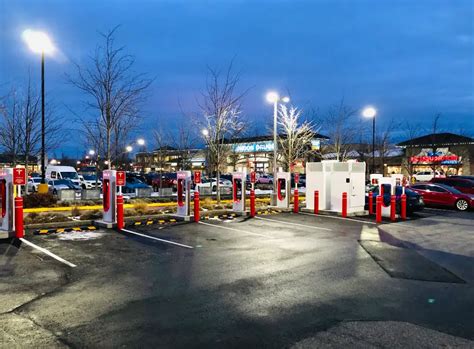 Second Tesla Supercharger In Richmond Now Open British Columbia