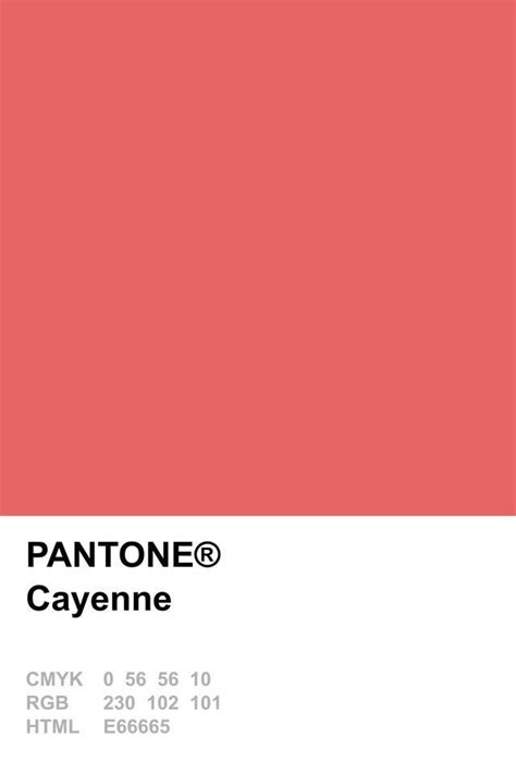 Pantone Cayenne Pantone Colour Palettes Pantone Color Pantone Palette ...