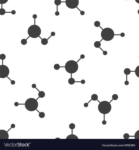 Molecule Pattern Royalty Free Vector Image Vectorstock