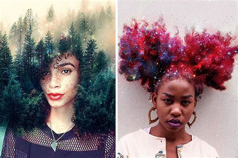 Artist Turns Afro Hairstyles Into Flowery Galaxies To Remind Black ...