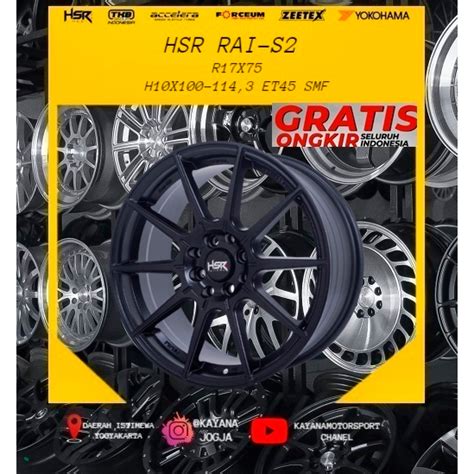 Jual Hsr Rai S Ring H Pelek Mobil Racing Innova Xpander Alpahard