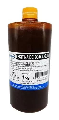 Lecitina De Soja L Quida Emulsificante Kg Mercadolivre