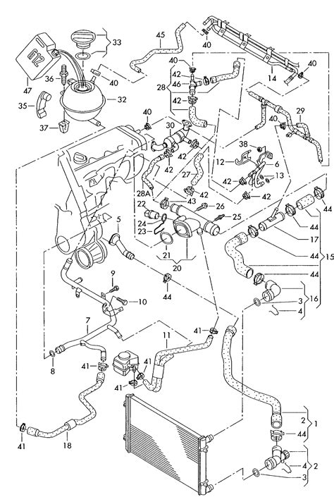 Fabia 2005 2008 See Illustration Coolant Hoses And Pipes