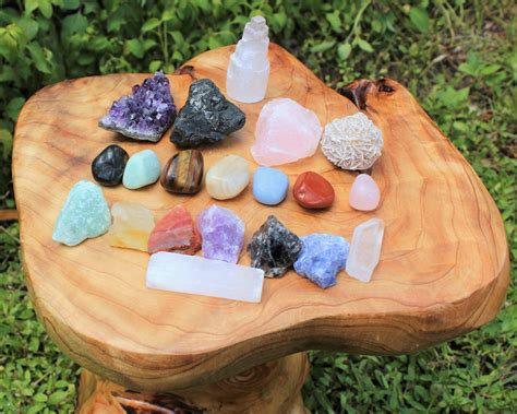 Beginners Crystal Kit Pcs Chakra Protection Healing Sets Plus