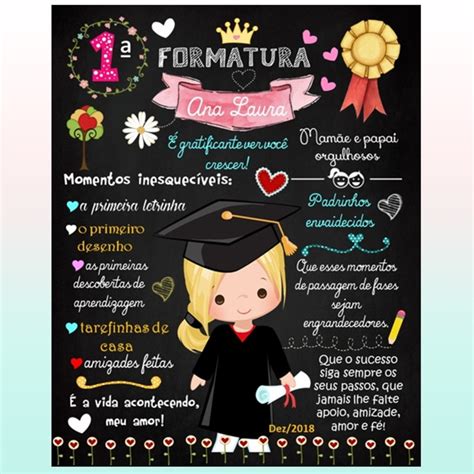 Mensagem De Formatura Educação Infantil