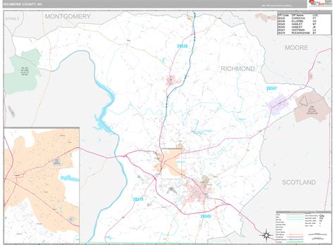 Richmond County District Map