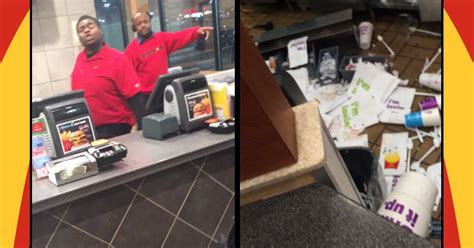 Mcdonalds Employee Is Fired And Goes On A Mcrampage Wtf Video