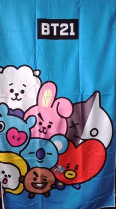 Bt21 Bath Towel Php400 On Carousell