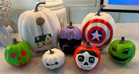 Disney Pumpkin Painting Ideas: Let's Paint Disney Pumpkins! • WDW ...