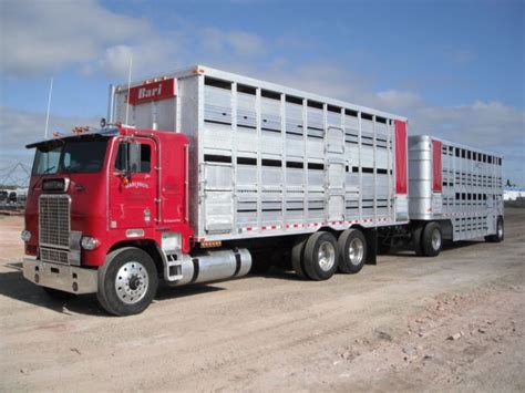 1974 Wilson 27 Ta Livestock Hauler Pull Trailer