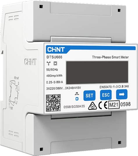 Buy Chint Dtsu Three Phase Smart Meter Rail Din Electric Meter With