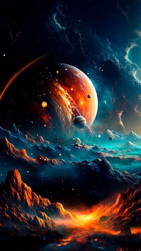 Free background 4k, hd wallpaper planets, dark, mountains, rocks, background hd for pc & mobile ...