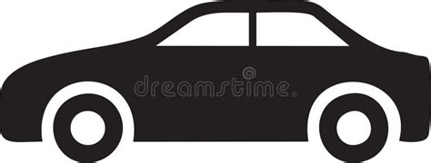 Car Icon Vector Car Picture a Car Side View, Black Stock Vector ...