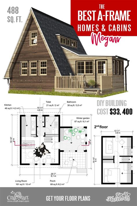 217-small-house-plans-A-frame-Megan - Craft-Mart