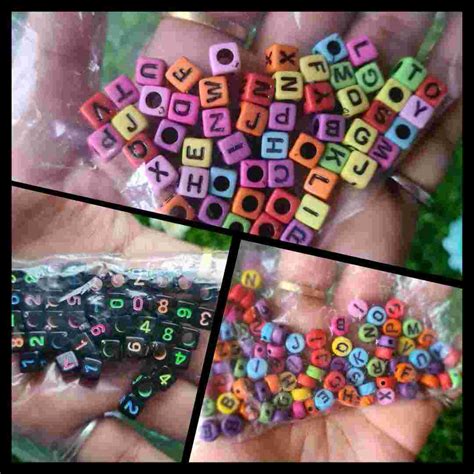 Aphabet beads and numbers – MyCraftBox90 And TohfaaBox