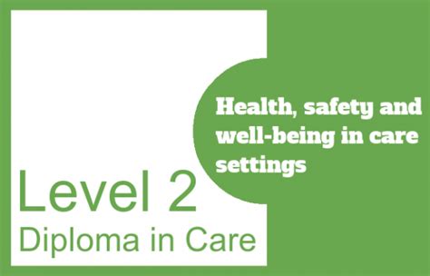 Health Safety And Well Being In Care Settings Answers For Health And Social Care