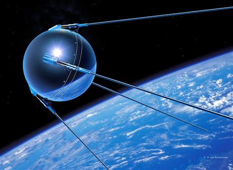 Sputnik 1 Há 60 Anos A União Soviética Colocou Em órbita O 1º Satélite