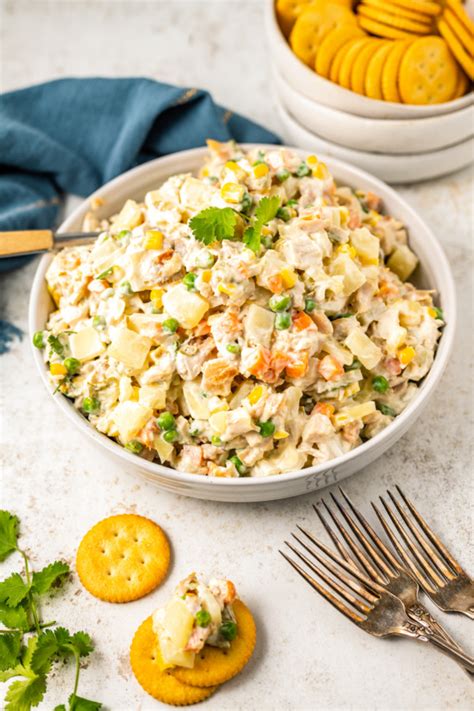 Ensalada De Pollo Mexican Chicken Salad The Novice Chef