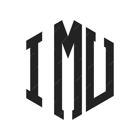 Premium Vector Imu Logo Design Initial Letter Imu Monogram Logo Using