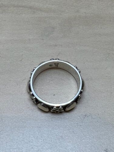 Retired James Avery Sterling Silver Ring Hearts Flowers Band Size 6 Ebay