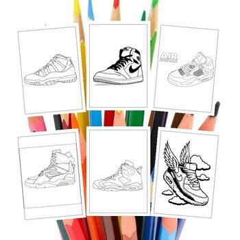 Printable Jordan Shoes Coloring Pages: Unleash Creativity for Kids