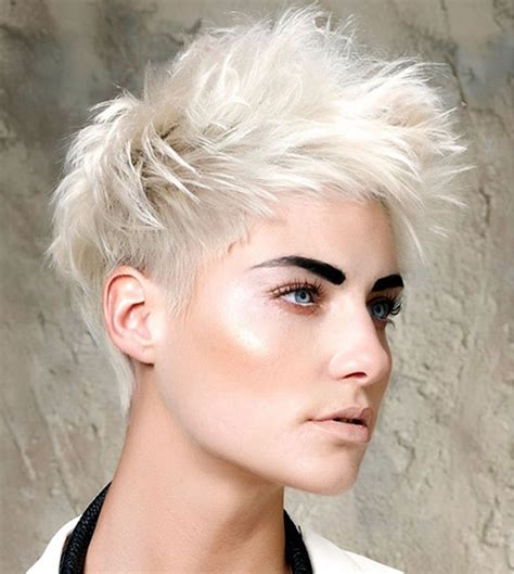 Pixie Cut Blonde Hair