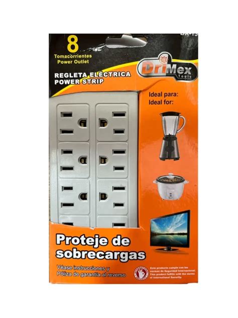 Multitoma Regleta El Ctrica Pared Entradas Supresor Picos Multi Toma