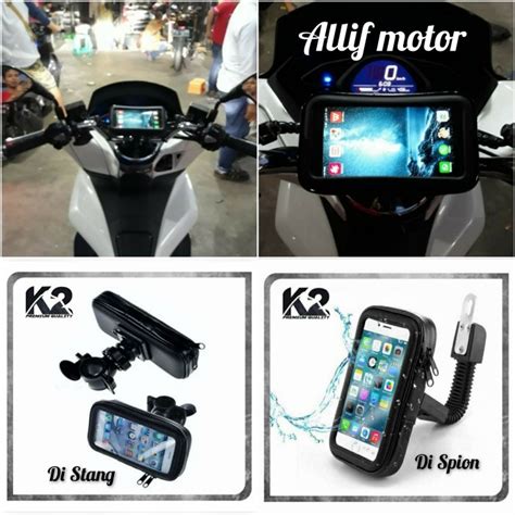 Jual Holder Hp Handphone Waterproof Motor Nmax Vario Beat Genio Pcx Adv