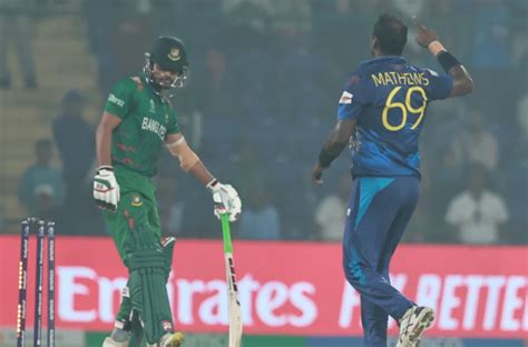 Angelo Mathews Slams Disgraceful Bangladesh After Historic Dismissal