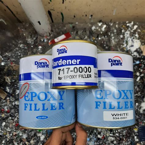 Jual Dana Paint Epoxy Filler GREY Dan WHITE 1kg Shopee Indonesia