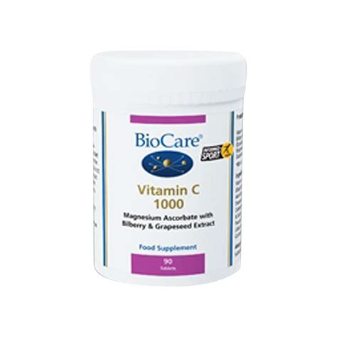 Biocare Vitamin C Mg Tablets The Honeypot Health Store