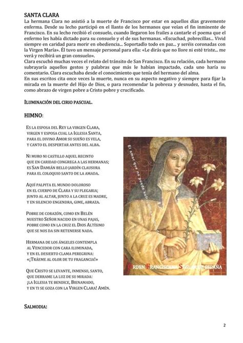 CELEBRACIÓN DEL TRÁNSITO DE SANTA CLARA DE ASÍS 22 pdf