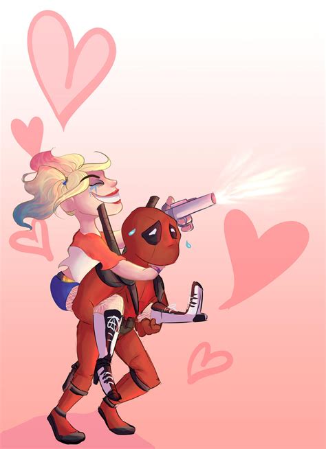 Deadpool and Harley Quinn by Paulycat on DeviantArt