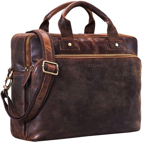 Stilord Hector Gro E Business Ledertasche F R Herren Vintage