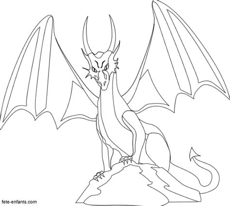 143 dessins de coloriage Dragon à imprimer