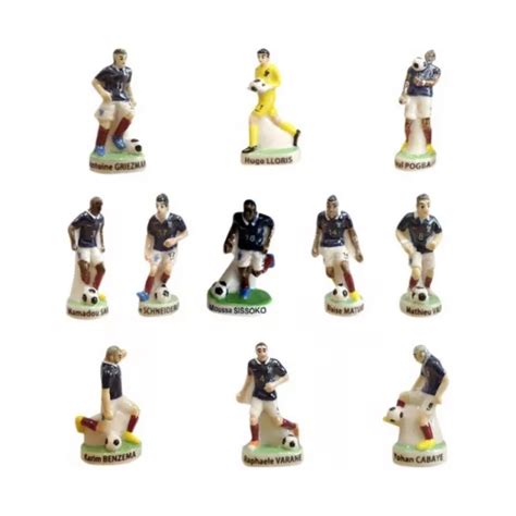 FAN DE FOOT Fèves série complète Collection miniature vitrine EUR