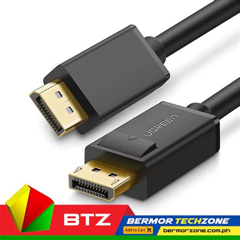 Ugreen DP101 DP Male To HDMI Male Cable Bermor Techzone