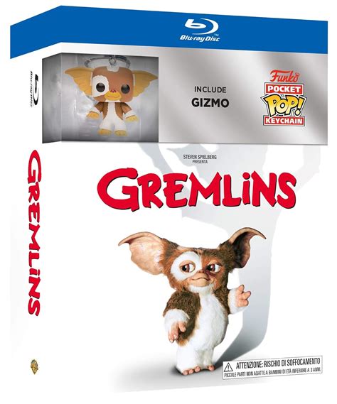 Gremlins Con Portachiavi Funko Blu Ray Amazon It Zach Galligan