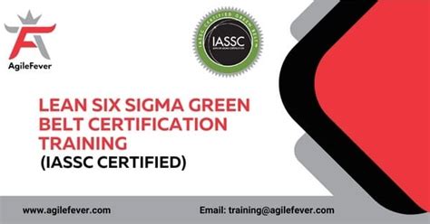 Lean Six Sigma Green Belt Icgb Certification Training Iassc