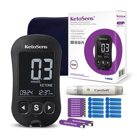 Ketosens Blood Ketone Monitor Kit With Meter Test Strips