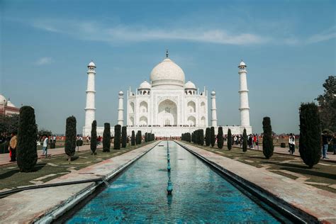 taj mahal  india  stock photo