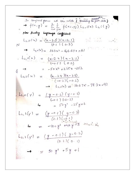 SOLUTION Numerical Analysis Bilinear Trilinear Interpolation Studypool