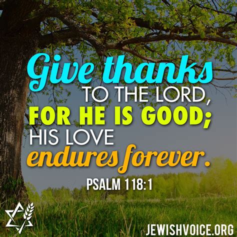 Give Thanks To The Lord His Love Endures Forever Lyrics