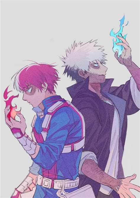 Dabi And Shoto Boku No Hero Academia Fan Art Fanpop