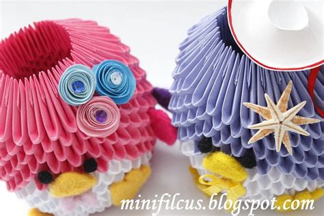 Mini Filcu Krok Po Kroku Diy Pingwin Origami D How To Make