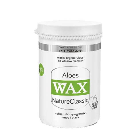 WAX Pilomax NaturClassic Aloes maska regenerująca do włosów cienkich